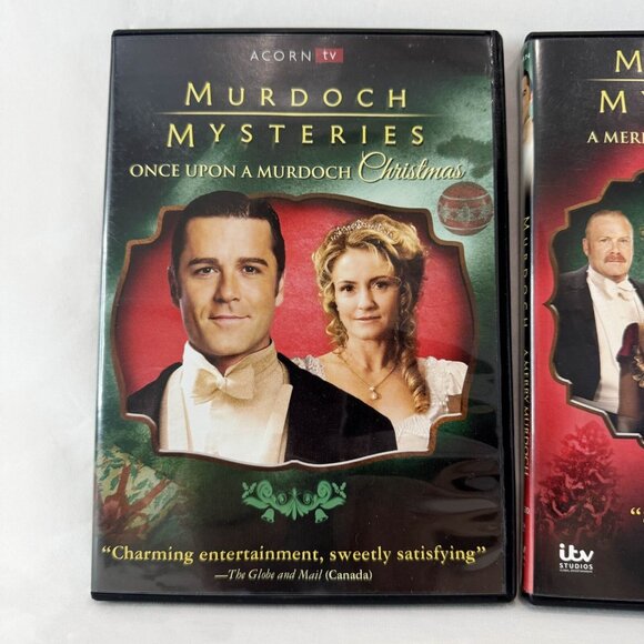2 Murdoch Mysteries A Merry Murdoch Christmas, Once Upon A Murdoch Christmas Dvd - Picture 3 of 6